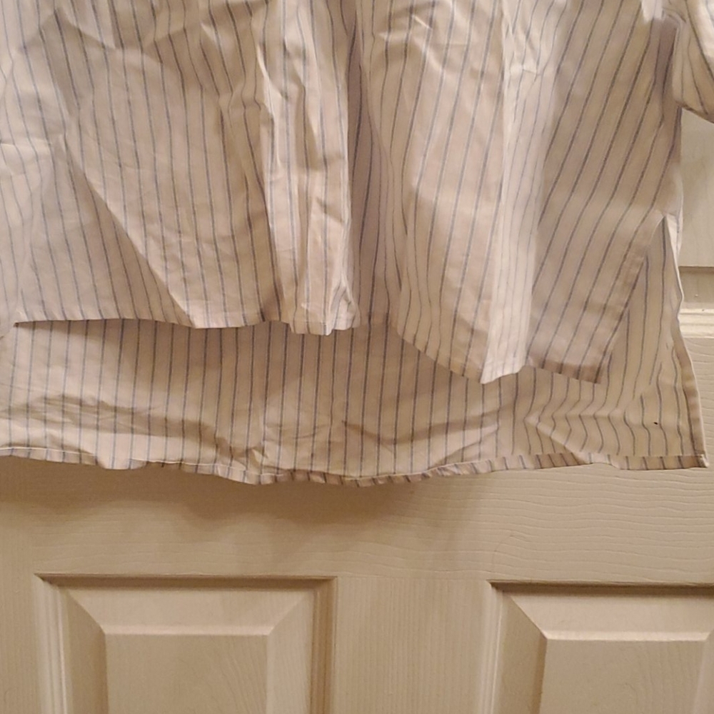 Jones New York Blue and white stripped blouse - Picture 3 of 6